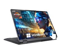 Lenovo Flex 5 Computer portatile 2 in 1, display touchscreen IPS da 14 pollici 2.2K, AMD Ryzen 7 5700U, tastiera retroilluminata, lettore di impronte digitali, batteria a lunga durata, Win 11 Pro, con
