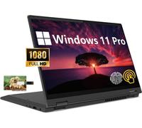 Lenovo Flex 5 - Computer portatile convertibile 2 in 1, touchscreen FHD da 14", AMD Ryzen 7 5700U, Windows 11 Pro, SSD da 16 GB RAM 1 TB, scheda USB Durlyfish da 32 GB