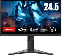 Lenovo G25-20 Monitor Gaming 24.5" FHD (1920x1080), 165 Hz, 1 ms, FreeSync Premium, Regolabile in altezza/inclinazione, HDMI + DP, Base in Metallo