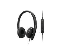Lenovo Gen 2 Cuffie con Microfono Over Ear Cablato USB-C Nero Certificato per i