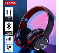 Lenovo HD200 Auricolari Bluetooth Over-ear Cuffie wireless pieghevoli per computer Cancellazione del rumore Cuffie da gioco stereo HIFI