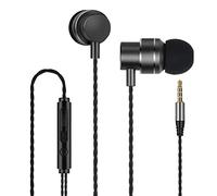 Lenovo HF118 Black Auricolari stereo in-ear metallici con filo e microfono