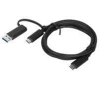 Lenovo Hybrid USB-C con cavo USB-A - 4X90U90618