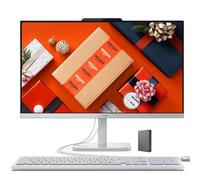 Lenovo IdeaCentre 24" FHD All-in-One Desktop Computer con Lifetime Office 365 per il Web • 32 GB di RAM • 4 TB di storage • Intel Core • Tastiera e mouse cablati • Windows 11