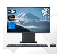 Lenovo IdeaCentre 27" All-in-One 2024, display touch FHD 100 Hz, AMD Ryzen 5 7535HS, 16 GB DDR5 RAM, 1 TB SSD, KB wireless e mouse, base di ricarica wireless, RJ-45, Wi-Fi 6, webcam, W11H,