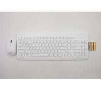 Lenovo Ideacentre A340-24ICB A340-24IWL Tastiera Wireless Mouse US White 01AH696