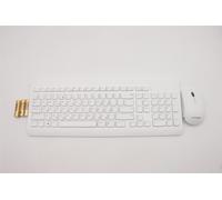 Lenovo Ideacentre A340-24IWL A340-22IGM Tastiera Wireless Mouse White 5KM1C03361