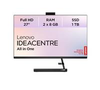 Lenovo IdeaCentre 3 All in One | Display Full HD da 27" | AMD Ryzen 7 7730U | 16 GB RAM | 1 TB SSD | AMD Radeon Graphics | Windows 11 Home | QWERTZ | Nero | Include tastiera e mouse | 3 mesi