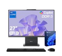 Lenovo IdeaCentre Business Computer All-in-One PC, 27" FHD 100Hz Display, Intel Core i7-13620H, 32GB DDR5, 1TB SSD, Wi-Fi 6, Windows 11 Pro con AI & Microsoft Copilot, Wireless KB & M, Grigio