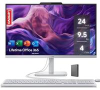 Lenovo IdeaCentre Everyday Tasks 24" Full HD All-in-One Desktop Computer • Lifetime Office 365 per il Web • Intel 4-Core • SSD da 1 TB • 32 GB di RAM • Tastiera e mouse • Windows 11