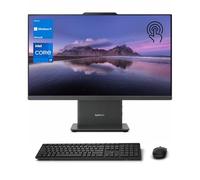 Lenovo IdeaCentre I AIO 2024, touchscreen QHD da 27", i7-13620H, RAM DDR5 da 64 GB, SSD da 2 TB, fotocamera IR, KB e mouse wireless, base di ricarica wireless, HDMI, RJ45, W11 Home, grigio, con