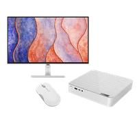 Lenovo IdeaCentre Mini + L27h 4A 2K QHD Monitor & Bluetooth Silent Mouse Processore Intel® Core i5-13420H di tredicesima generazione E-core fino a 3,4 GHz P-core fino a 4,6 GHz, Windows 11 Home 64, 1