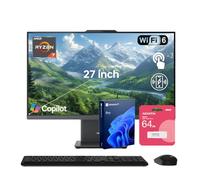 Lenovo IdeaCentre Premium All-in-One PC, Display FHD 27" 100Hz, AMD Ryzen 7 8845HS, 32GB DDR5 RAM, SSD 2TB, Wi-Fi 6, Win11 Pro, Wireless KB & M, Copilot-Ready, Bundle con SSD esterno ADATA 512GB