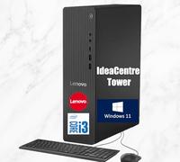 Lenovo IdeaCentre Tower Computer desktop | CPU Intel 14th Gen 4-Core Core i3-14100 | 16GB DDR5 RAM, SSD PCIe 2TB + HDD da 1TB | Porte monitor (HDMI+VGA) | RJ-45, WiFi 6 | USB-C | KB e mouse | Win 11