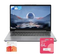 Lenovo IdeaPad 1 Daily/Student - Computer portatile HD da 14", 12 GB di RAM, 484 GB di memoria (128 GB eMMC + 512 GB PCIe + 64 GB USB), Office 365 di 1 anno, processore Intel Core, Win 11 Home, bundle