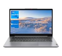 Lenovo IdeaPad 1 Laptop, display HD da 14", Intel Celeron N4020, 4 GB di RAM, 64 GB eMMC, webcam, lettore di schede SD, HDMI, Type-C, Wi-Fi 6, Windows 11 Home, grigio