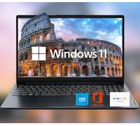 Lenovo IdeaPad 15,6" HD antiriflesso w/1 anno Microsoft 365, 12GB RAM, 384GB SSD, Windows 11 Home, fino a 9,5 ore di durata della batteria, processore Intel, WiFi 6, HDMI, USB-C, lettore di schede SD