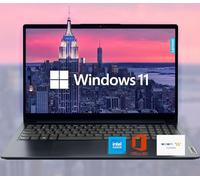 Lenovo IdeaPad 15,6" HD antiriflesso w/1 anno Microsoft 365, 20GB RAM, 640GB SSD, Windows 11 Home, WiFi 6, HDMI, USB-C, processore Intel, lettore di schede SD, fino a 9,5 ore di durata della batteria