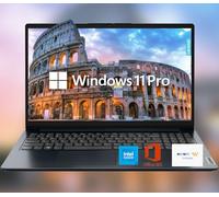 Lenovo IdeaPad 15,6" HD antiriflesso w/1 anno Microsoft 365, 20GB RAM, 640GB SSD, Windows 11 Pro, fino a 9,5 ore di durata della batteria, processore Intel, WiFi 6, HDMI, USB-C, lettore di schede SD