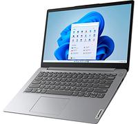 Lenovo Ideapad 1i 14,0" HD, processore Intel Celeron N4020 Dual Core, 4 GB di RAM, scheda eMMC da 64 GB+64 GB, 1 anno di Microsoft 365, Windows 11, grigio nuvola, accessori TGC