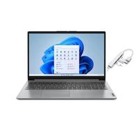 Lenovo IdeaPad 1i 15.6 FHD Laptop | Intel Celeron N4500 | Grafica Intel UHD | Webcam 720P | Bluetooth 5| Grigio | 4 GB RAM | SSD da 128 GB | Windows 11 S | Bundle con hub USB 3.0