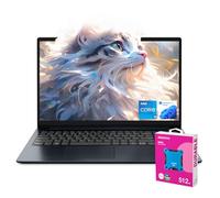 Lenovo IdeaPad 1i - Computer portatile da 15,6", touchscreen FHD, processore Intel Core i5-1235U, RAM 16 GB, SSD da 512 GB, webcam, HDMI, Wi-Fi 6, Windows 11 Home, blu + con pacchetto SSD esterno