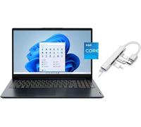 Lenovo IdeaPad 1i - Computer portatile FHD da 15,6", Intel Core i5-1235U, scheda grafica Intel Iris Xe, HDMI, blu abisso, 8 GB di RAM, SSD da 256 GB, Windows 10 S, con hub USB 3.0
