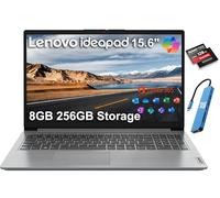 Lenovo IdeaPad 1i - Computer portatile HD da 15,6" (8 GB di RAM, SSD da 512 GB + 128 GB eMMC, Microsoft Office 365, Intel Celeron N4500) per studenti, casa, lavoro, tastierino numerico, HDMI, Wi-Fi 6
