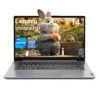 Lenovo IdeaPad 1i - Computer portatile per studenti, display HD antiriflesso da 14", processore Intel Dual Core, 8 GB di RAM, 128 GB eMMC, scheda grafica Intel UHD, Wi-Fi, Windows 11 Home, con kit di