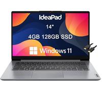 Lenovo Ideapad 1i - Computer portatile per studenti e istruzioni, HD, Intel Dual-Core Celeron N4020, 4 GB DDR4 RAM, SSD da 128 GB, grafica UHD, antiriflesso, webcam, Wi-Fi 6, Type-C, Win 11 Home in