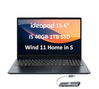 Lenovo IdeaPad 3 3i - Laptop (touchscreen FHD da 15,6", Intel Core i5-1155G7, 40 GB di RAM, SSD da 1 TB), cornice stretta, webcam, batteria a lunga durata 12 ore, Wi-Fi 6, IST SD, Win 11 Pro, Business