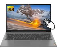 Lenovo Ideapad 3 Laptop, Touchscreen FHD da 15,6", RAM da 8 GB, SSD PCIe da 512 GB, Intel Core i3-1115G4, Webcam, Wi-Fi 6, batteria lunga, tastierino numerico, Windows 11, grigio, accessori GM
