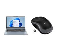 Lenovo IdeaPad 3 Notebook, 1.6 Kg, Display FHD da 15.6 pollici & Logitech M185 Mouse Wireless, 2,4 GHz con Mini Ricevitore USB, Durata Batteria di 12 Mesi