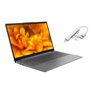 Lenovo Ideapad 3i 15.6 FHD Touchscreen Laptop | Processore Intel Core i3-1115G4 | Grafica Intel UHD | 12 GB di RAM | SSD da 512 GB | Windows 11 Home | Bundle con hub USB 3.0, grigio