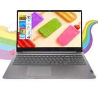 Lenovo IdeaPad 3i Chromebook 15,6" FHD 2025 Computer portatile aggiornato, CPU Intel Celeron, 4 GB di RAM, 704 GB (eMMC da 64 GB, scheda da 512 GB + SSD portatile da 128 GB), Wi-Fi, Bluetooth, Chrome