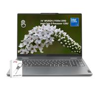 Lenovo IdeaPad 5 2-in-1, 16" WUXGA IPS Laptop, 10-Core Intel Core 5 120U, 16GB LPDDR5x RAM, SSD 2TB, KB retroilluminato, impronte digitali, Wi-Fi6, BT5.2, Win11, Luna Gray, w/2TB USB Drive, W/GaLiMu