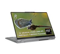 Lenovo IdeaPad 5 - Computer portatile 2 in 1, touchscreen WUXGA da 16", AMD Ryzen 7 8845HS, 16 GB di RAM, SSD da 512 GB, grafica AMD Radeon, KB retroilluminato, Wi-Fi6, lettore FP, Win11, Luna Grey