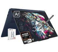 Lenovo IdeaPad 5 - Computer portatile touchscreen 2 in 1 da 14", AMD 8-Core Ryzen AI 7 350(>Intel i7-1355U), RAM LPDDR5 da 16 GB, SSD PCIE da 1024 GB, Copilot+ PC, WiFi 7, BT5.4, KB retroilluminato, W