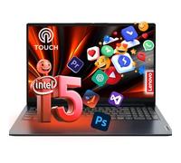 Lenovo IdeaPad - Computer portatile aziendale con Office 365 for Web, touchscreen FHD da 15,6", Intel 10-Core i5 (supera i7-1255U), 12 GB di RAM, memoria da 1 TB (SSD da 512 GB con 512 GB esterna