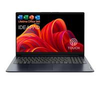 Lenovo IdeaPad - Computer portatile Business con Lifetime Office 365 for The Web, display touchscreen FHD da 15,6", Intel 13th 10-Core i5 (supera i7-1255U), 16 GB di RAM, SSD da 512 GB, Windows 11