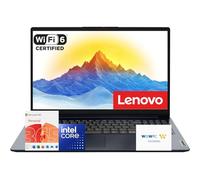 Lenovo Ideapad - Computer portatile da 15,6" con Microsoft Copilot AI e Office 365, Intel Core, 1 TB di memoria (SSD da 512 GB + 512 GB esterna), archiviazione cloud da 1 TB, Wi-Fi 6, batteria 10 ore