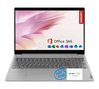 Lenovo IdeaPad - Computer portatile da 15,6", CPU Intel Dual-Core, 12 GB di RAM, 128 GB eMMC, Wi-Fi 6, USB-C e HDMI, Windows 11 + 1 anno Microsoft Office 365, con Dolby Audio & Privacy Shutter e WOWPC