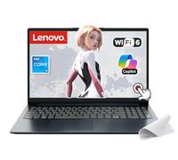 Lenovo IdeaPad - Computer portatile da 15,6" Full HD 1080p touchscreen, Intel Core i5-1335U Copilot in Windows 11 Pro, webcam, Wi-Fi 6, con tappetino per mouse (16 GB di RAM, 1 TB PCIe SSD + PRO)