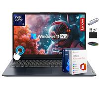 Lenovo IdeaPad - Computer portatile touchscreen 2025-2026, ufficio a vita, FHD da 15,6", Intel i5 a 10 core, 16 GB di RAM, memoria da 1 TB (SSD da 512 GB + 500 GB Ext), batteria lunga