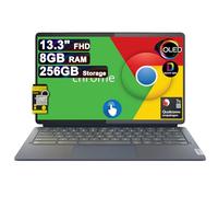 Lenovo IdeaPad Duet 5 Chromebook Laptop 13.3" FHD OLED Touch (400nits, 100% DCI-P3, lucido) Qualcomm 8-core Snapdragon 7c Gen 2 8GB RAM 256GB Storage (128GB eMMC + 128GB SD Card) con tastiera ICP Hub