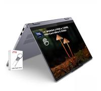 Lenovo IdeaPad Flex 5i - Computer portatile 2 in 1, con schermo touchscreen WUXGA da 11" e 14", RAM da 8 GB, SSD da 512 GB, Intel Core Ultra 5 225U, colore: Grigio luna, con unità USB da 2 TB, W