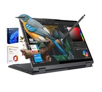Lenovo IdeaPad Flex 5i - Computer portatile 2 in 1, display WUXGA Touchscreen da 14", Intel Core i5-1235U, LPDDR4X da 8 GB, SSD da 2 TB, AI Copilot, impronte digitali, webcam FHD, con ufficio e penna
