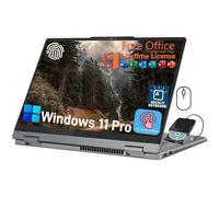 Lenovo Ideapad Flex 5i - Computer portatile touchscreen 2 in 1, con Office & Win 11 Pro, Intel 10 Core 7 150U, display touch WUXGA 16:10 da 14", impronte digitali, KB retroilluminato, 16 GB RAM, SSD 2