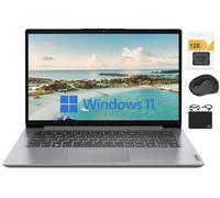 Lenovo Ideapad Laptop 2024 Premium, Schermo HD da 14 pollici sottile leggero, Intel Celeron N4020 (fino a 2,8 GHZ), 4 GB di RAM, 256 GB (128 GB eMMC + scheda da 128 GB), WiFi, webcam, 11+ ore di