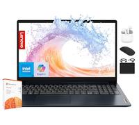 Lenovo IdeaPad Laptop per Business Student 2025, display da 15,6 pollici, 20 GB di RAM + 1,6 GB di memoria (SSD da 1 TB +128 GB eMMC +500 GB Ext), processore Intel Core Dual Core, WiFi 6